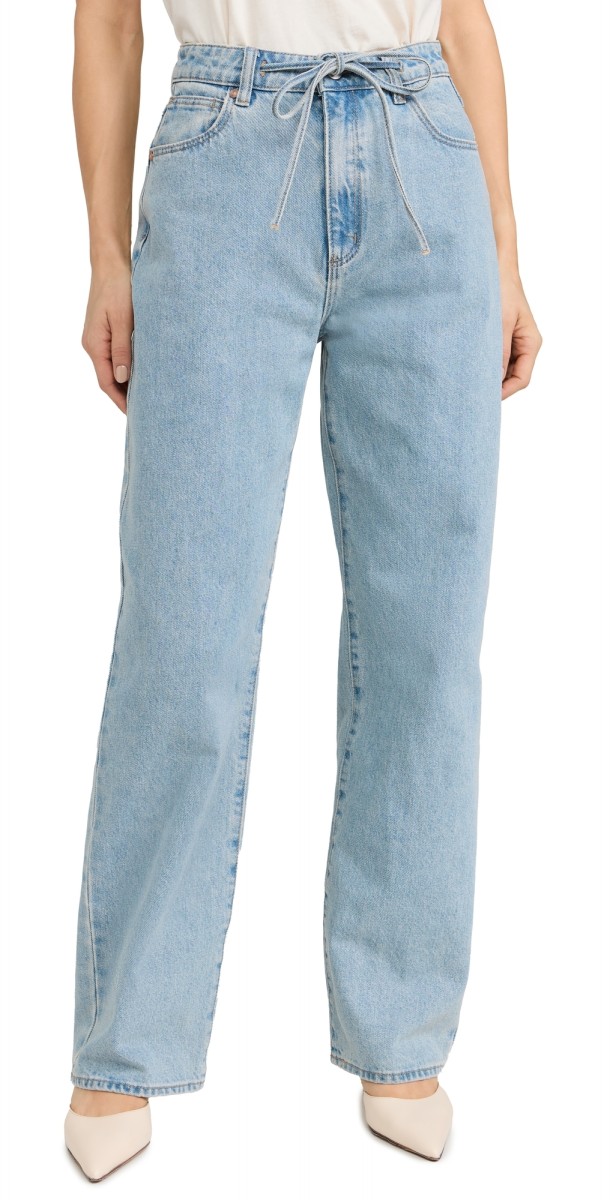 ABRAND Carrie Tie Dixie Jeans Tint Light Blue