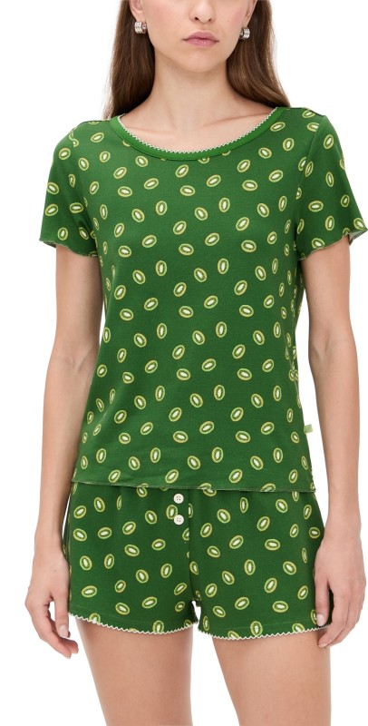 Cozyland by Morgan Lane Suzie PJ Set Kiwi