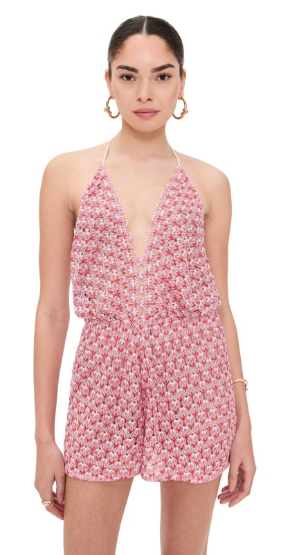 Missoni Short Jumpsuit Red