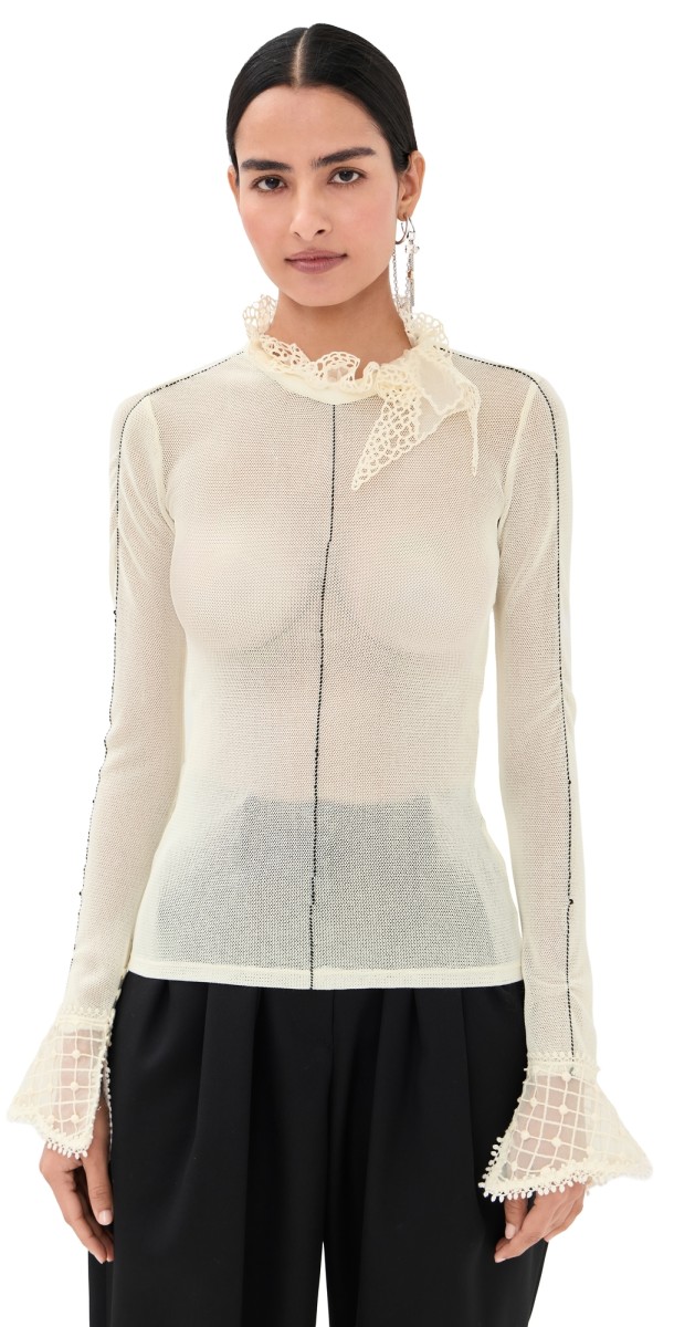 Isabel Marant Sarah Knit Top Ecru