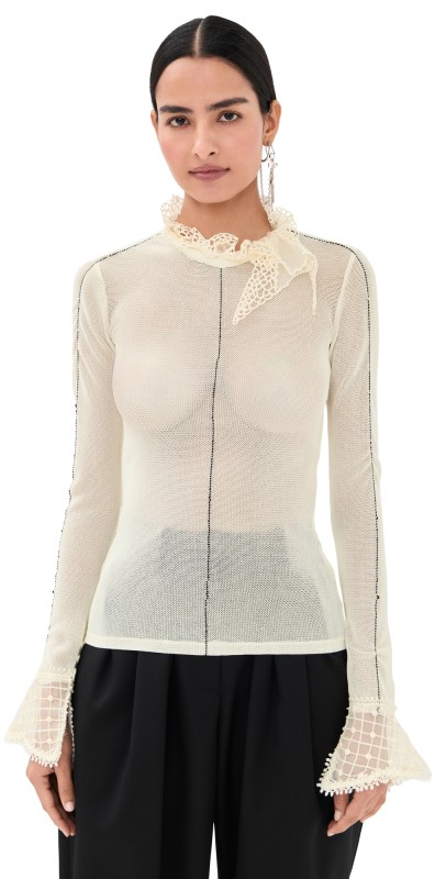 Isabel Marant Sarah Knit Top Ecru