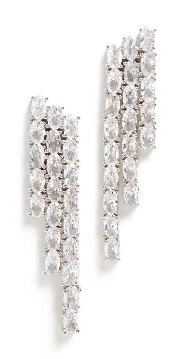 SHASHI Parker Earrings Silver