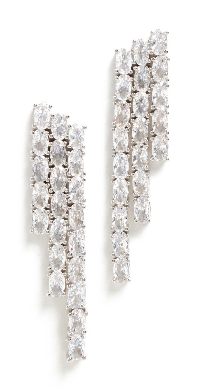 SHASHI Parker Earrings Silver