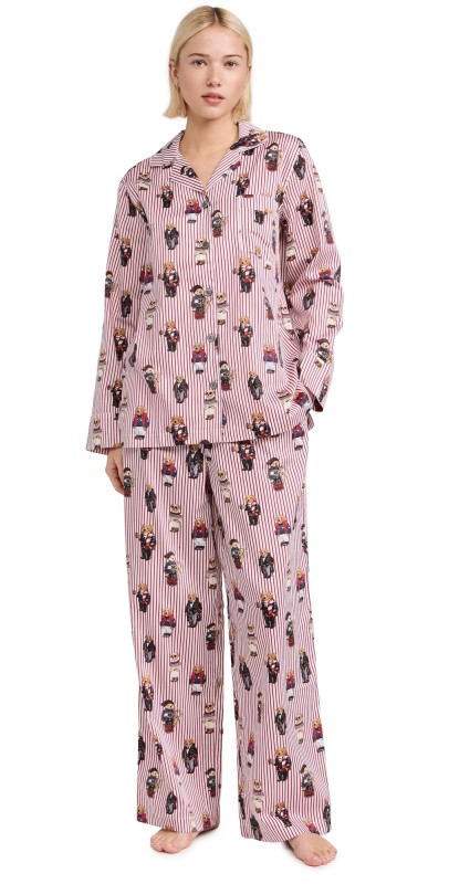 Polo Ralph Lauren Polo Bear Motif Pajama Set Snowfall Bear Print