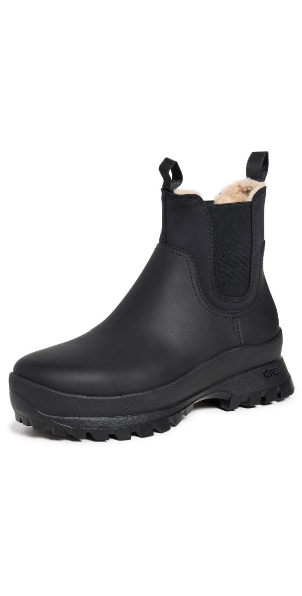 Loeffler Randall Tara Weather Boots Black/Cream