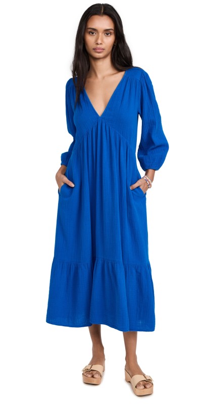 XIRENA Ella Dress Electric Blue
