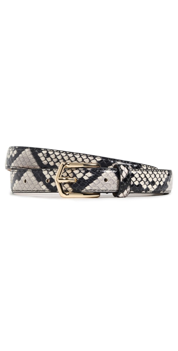 B-Low The Belt Calvin Python Belt White/Gold