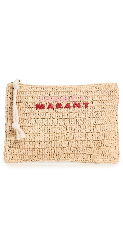 Isabel Marant Praia Pouch Natural/Pink