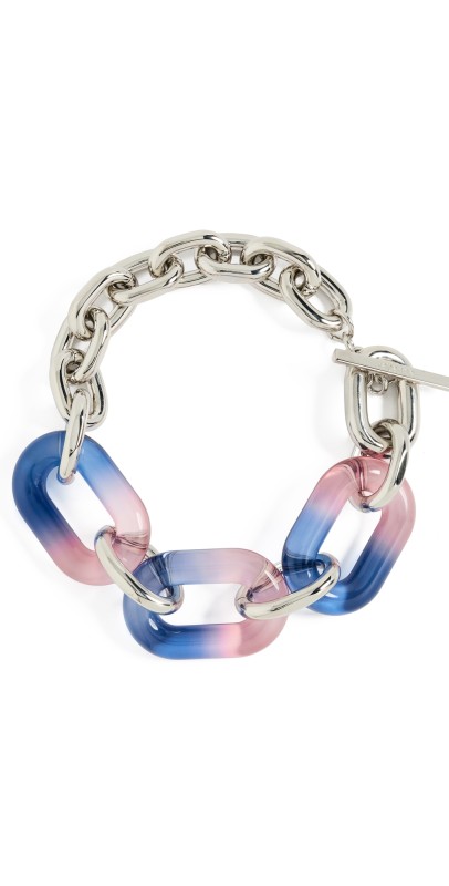 rabanne XL Link Oversized Tie-Dye Necklace M066