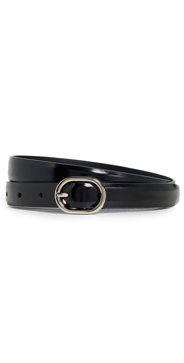 Vince 20mm Fe Spazzolato Belt Black/Palladium