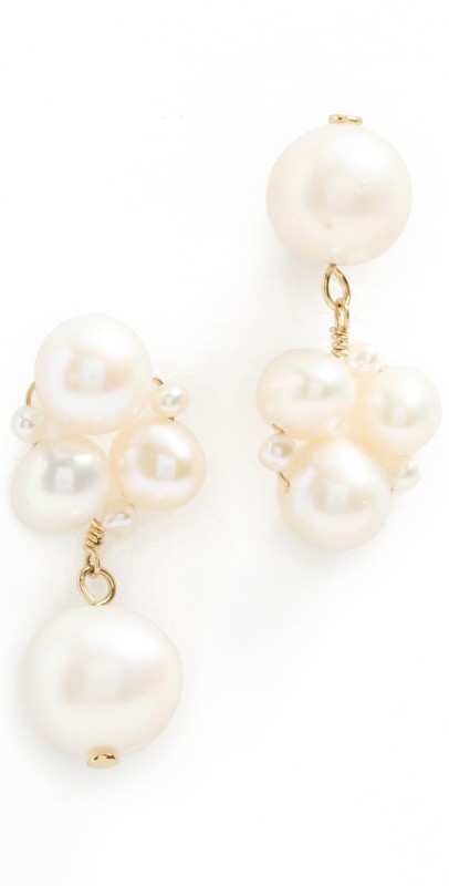 Completedworks Diffraction Pearl Earrings 18k Gold Plated