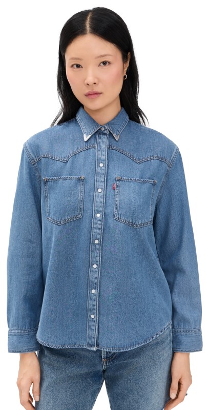 Levi's Teodora Western Shirt Going Steady Tipped