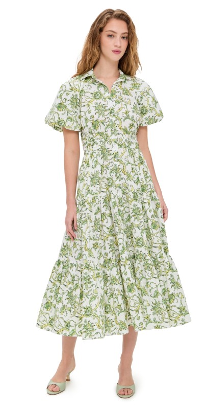 Cinq à Sept Ivy Paisley Maggio Dress Ivory Multi