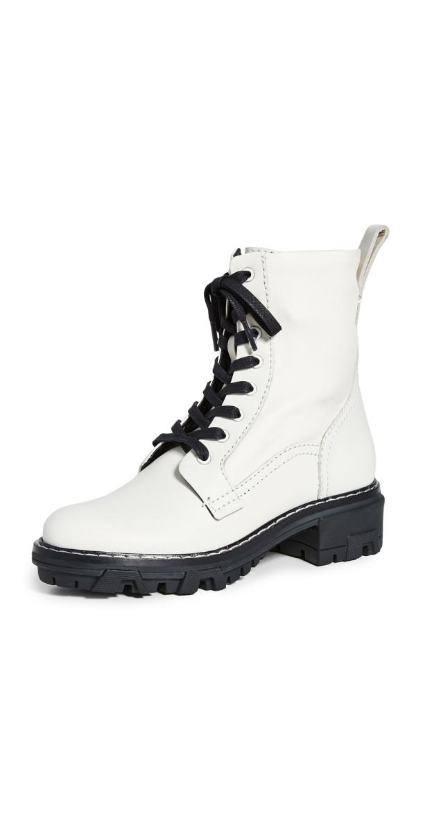 rag & bone Shiloh Boots Antique White