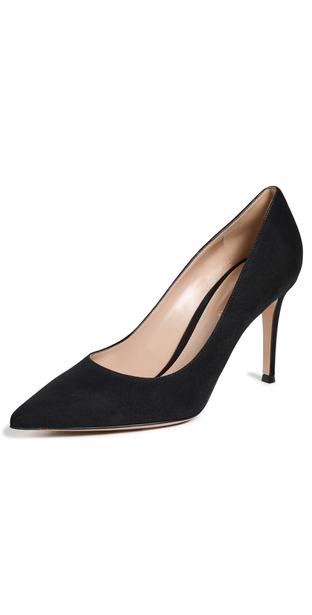Gianvito Rossi Gianvito Camoscio Pumps 85mm Black