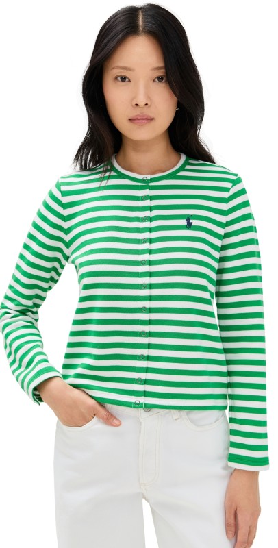 Polo Ralph Lauren Stripe Terry Cardigan Multi