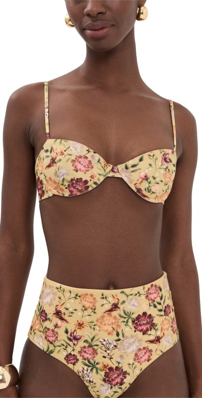Agua by Agua Bendita Magdalena Paramo Bikini Top Multicolor