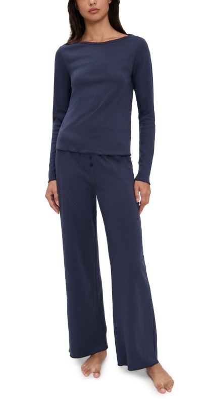 Cozyland by Morgan Lane Ellie Pajama Set Slate