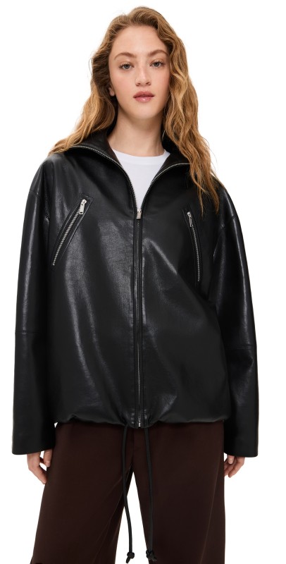Nanushka Aiman Jacket Black