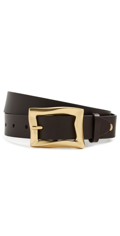 rag & bone Waverly Belt Dark Espresso
