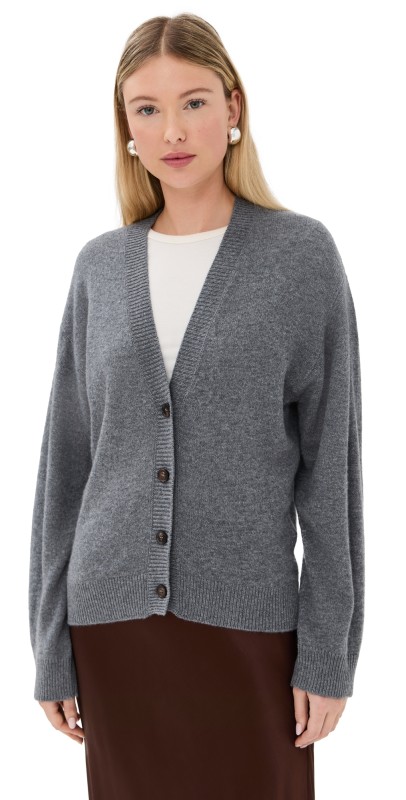 Le Kasha Lille Cashmere Cardigan Midgrey