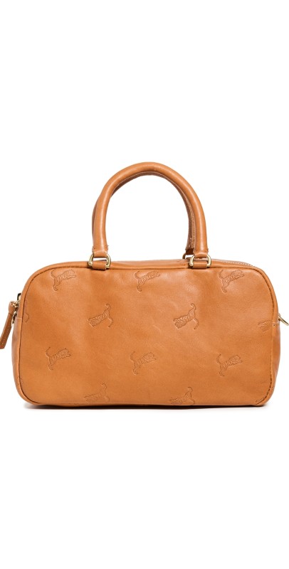 Clare V. Petite Claudine Handbag Tan Nappetto
