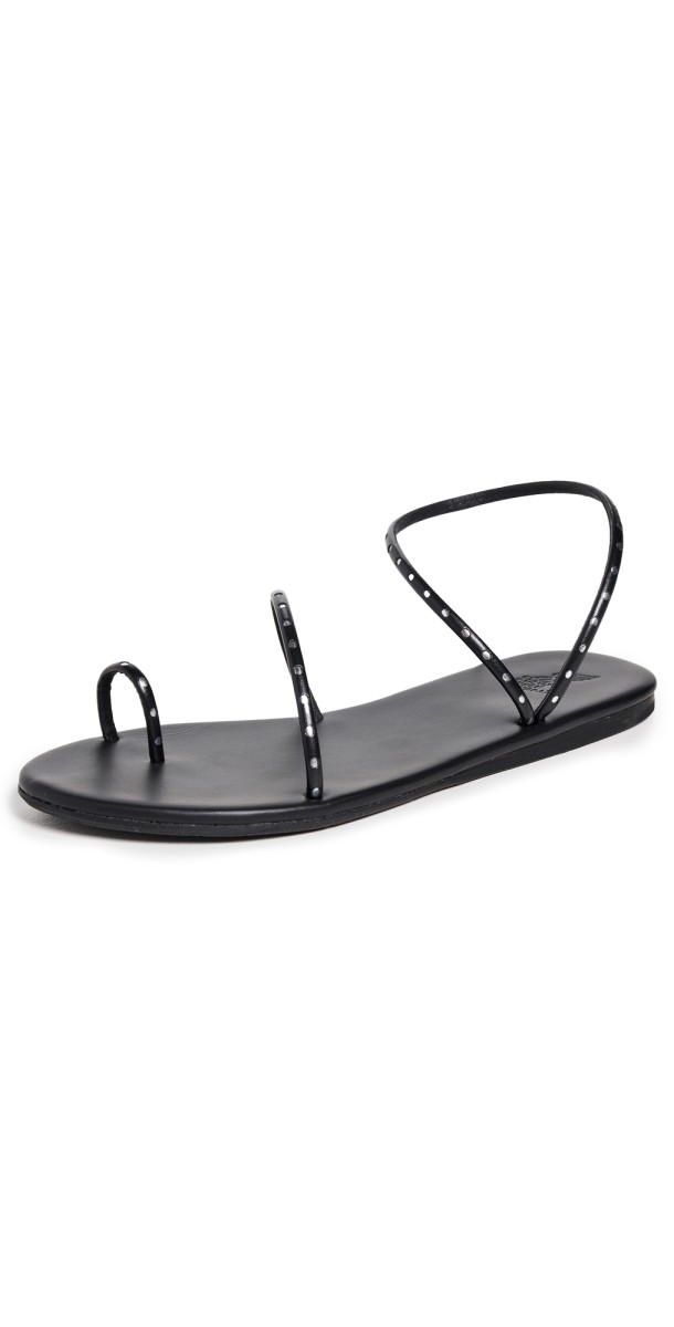 Ancient Greek Sandals Astro Sandals Black/Silver