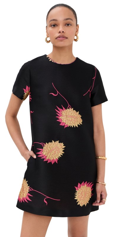 La DoubleJ Mini Swing Dress Derby Jacquard