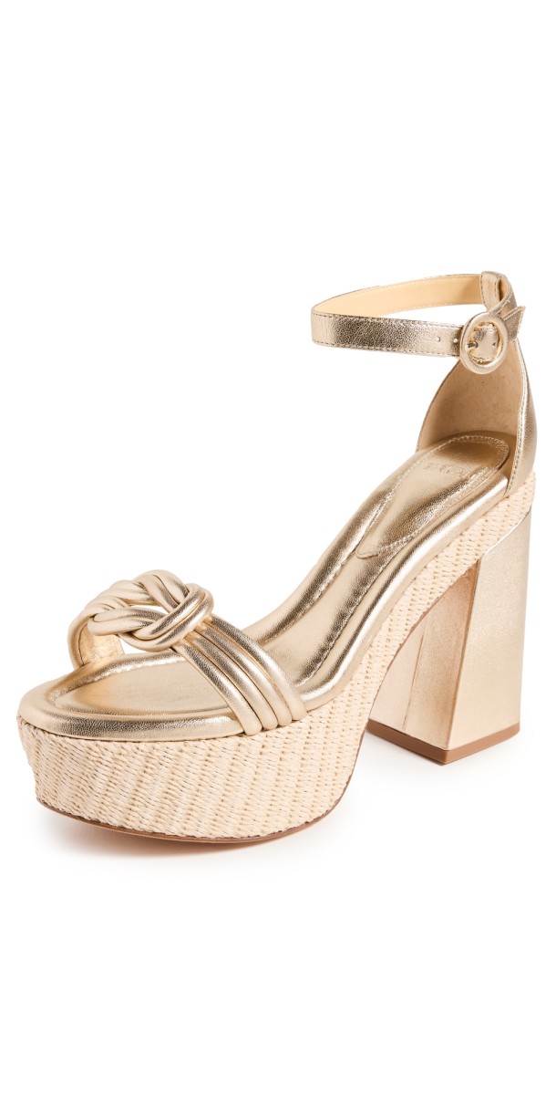 Alexandre Birman Vicky X Strap 120 Sandals Golden