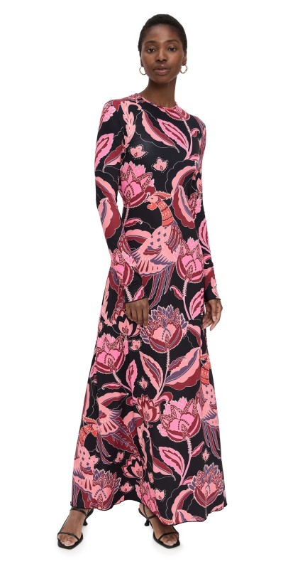 Eywasouls Malibu Sam Open Back Dress Pretty Petals