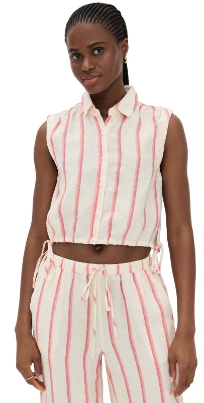 Birds of Paradis Ivy Shirt Pomme Stripe