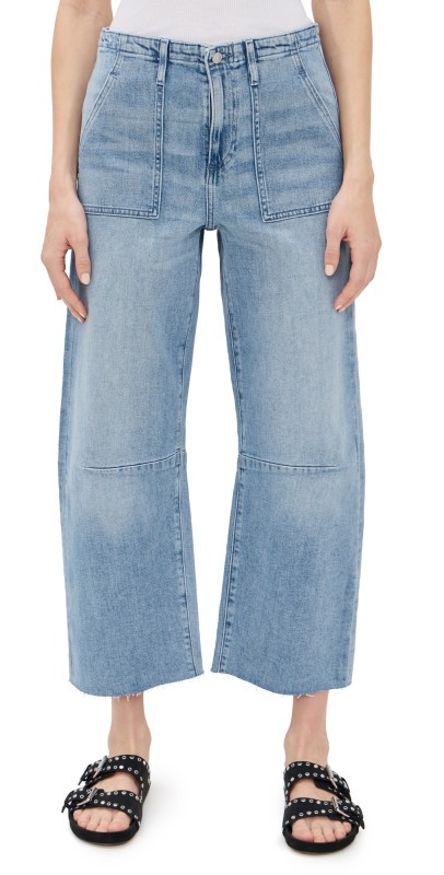LE JEAN Utility Soft Barrel Jeans Monterey