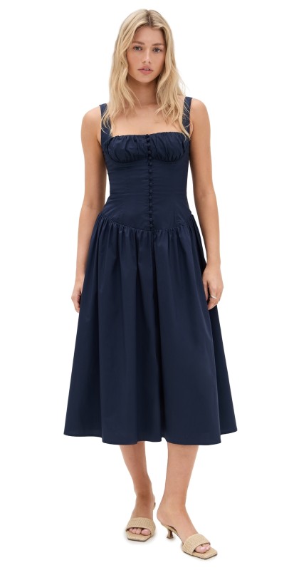 Cult Gaia Emmett Dress Deep Lake