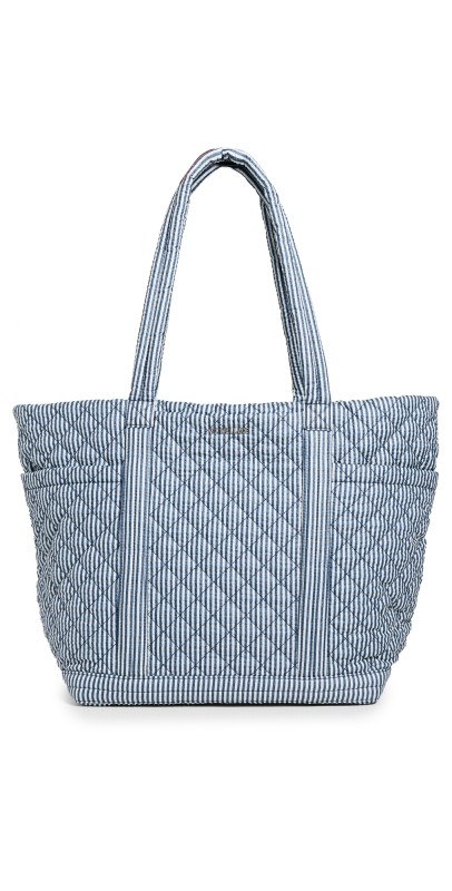 MZ Wallace Large Empire Tote Seersucker