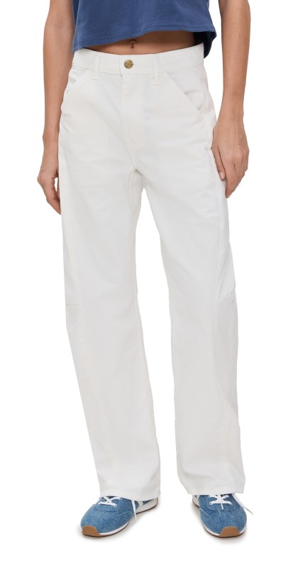 B Sides Lange Lasso Chino Jeans Chalk White