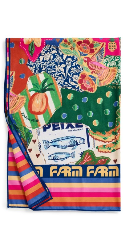 FARM Rio Sola Patch Towel Mult