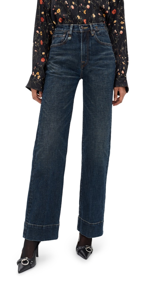 R13 Pauline Jeans Hoyt Blue Stretch