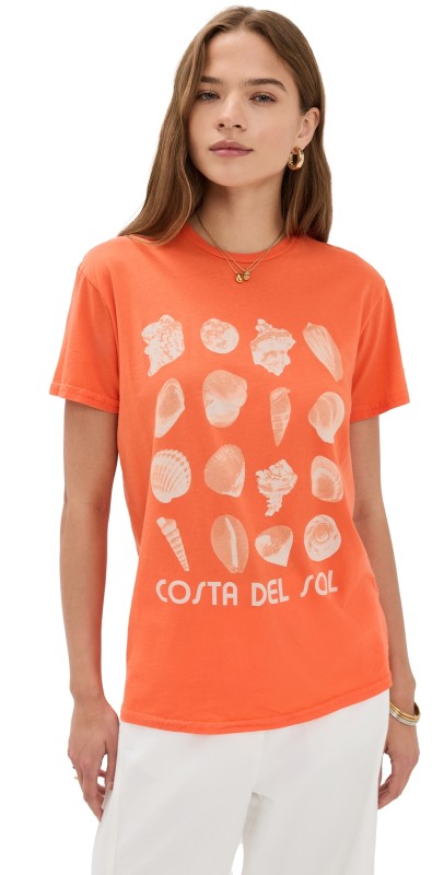 Original Retro Brand Corta Del Sol Tee Vintage Tangerine Tango
