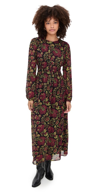 Hill House Home The Rosely Dress Palampore Floral/Black