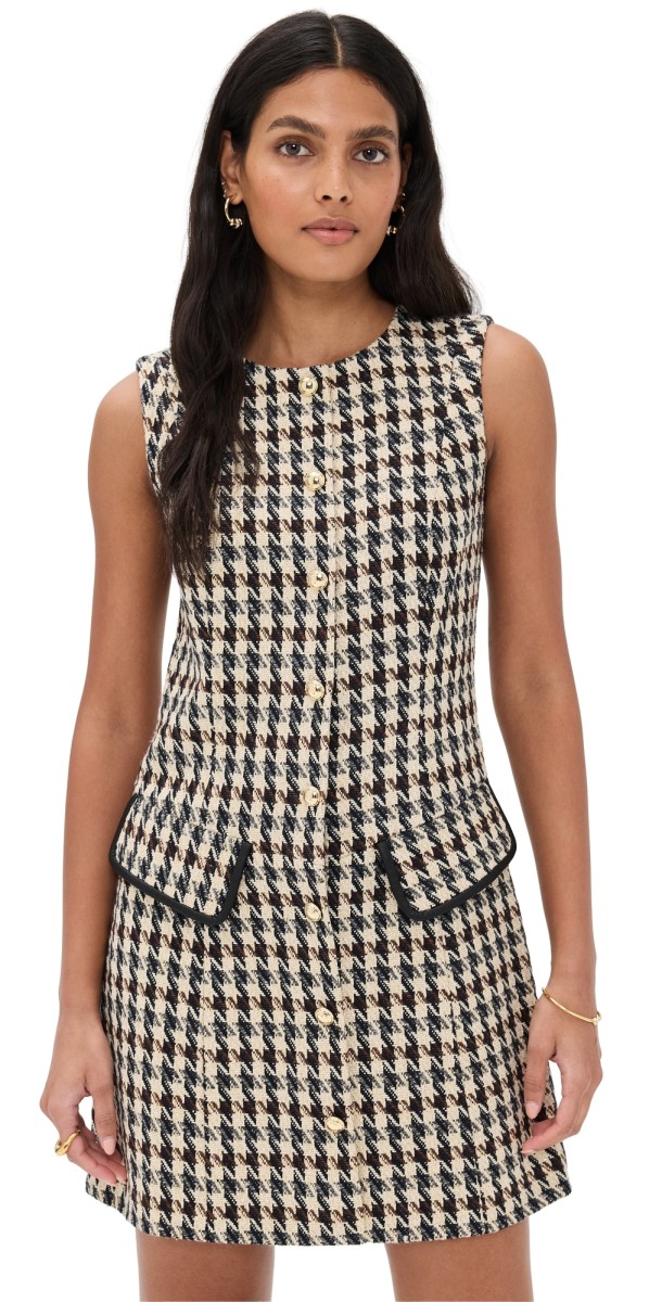 Shoshanna Abigail Dress Green Multi