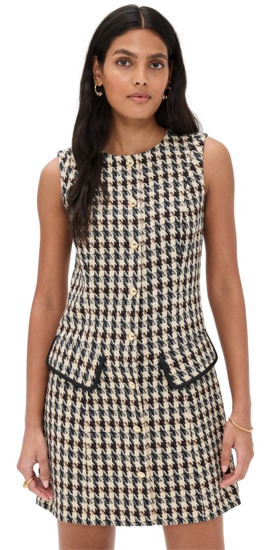 Shoshanna Abigail Dress Green Multi
