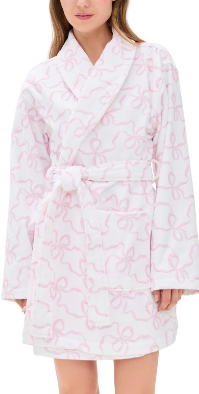 LoveShackFancy Indie Robe Pink Bonnet