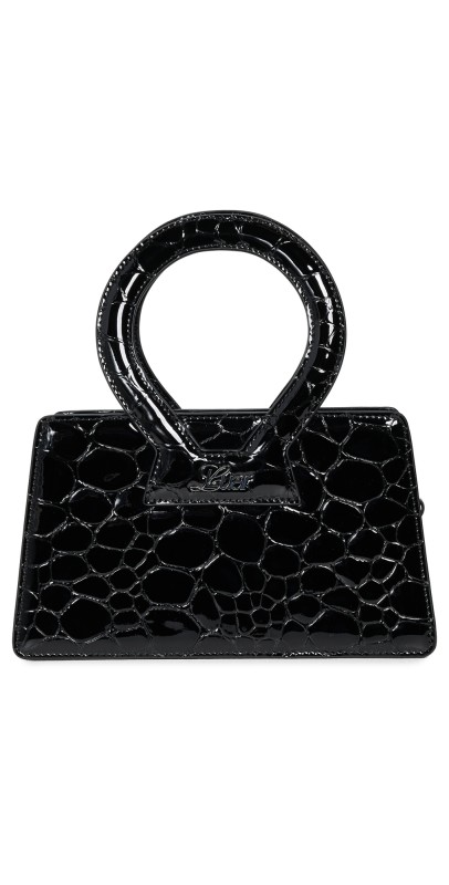 LUAR Small Ana Bag Black Pebbl