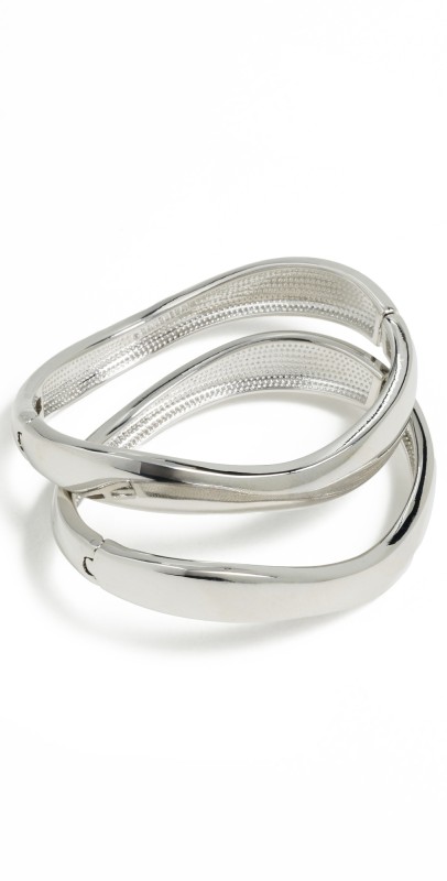 BaubleBar Tiana Bangle Set Gold