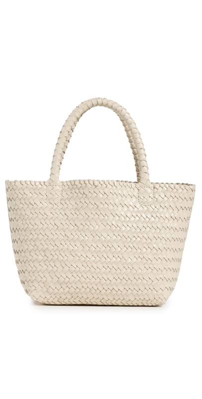 Madewell Small Handwoven Tote Alabaster