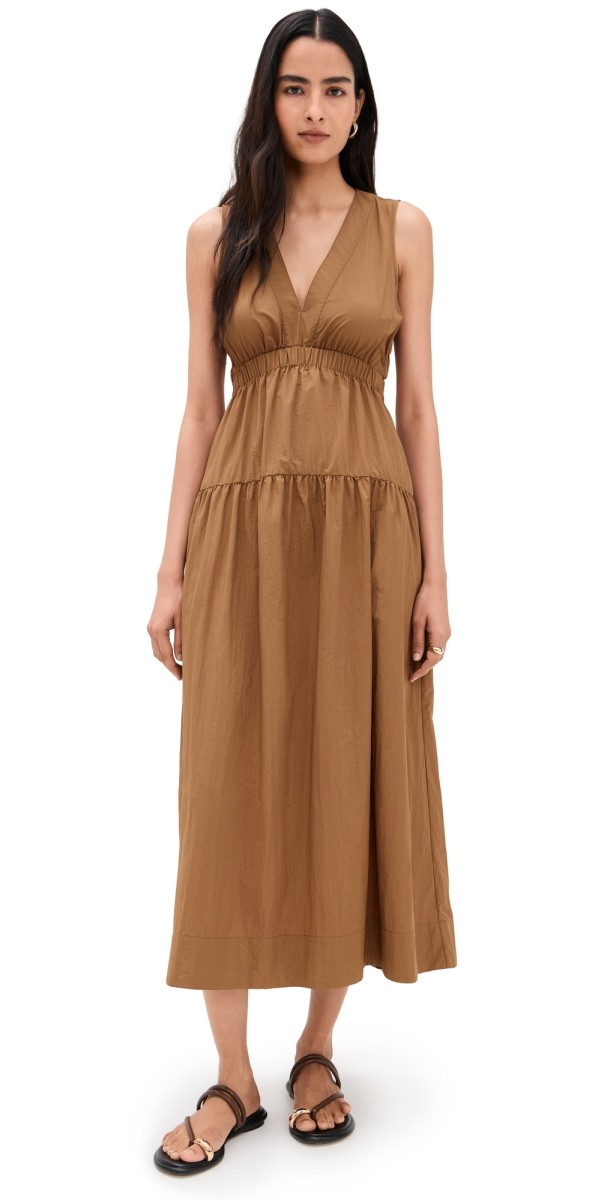 RAILS Genevieve Dress Sepia