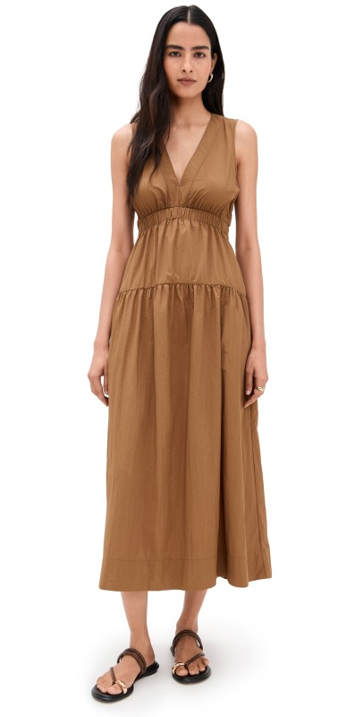 RAILS Genevieve Dress Sepia
