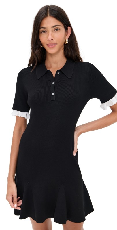 Cinq à Sept Keaton Dress Black/Ivory