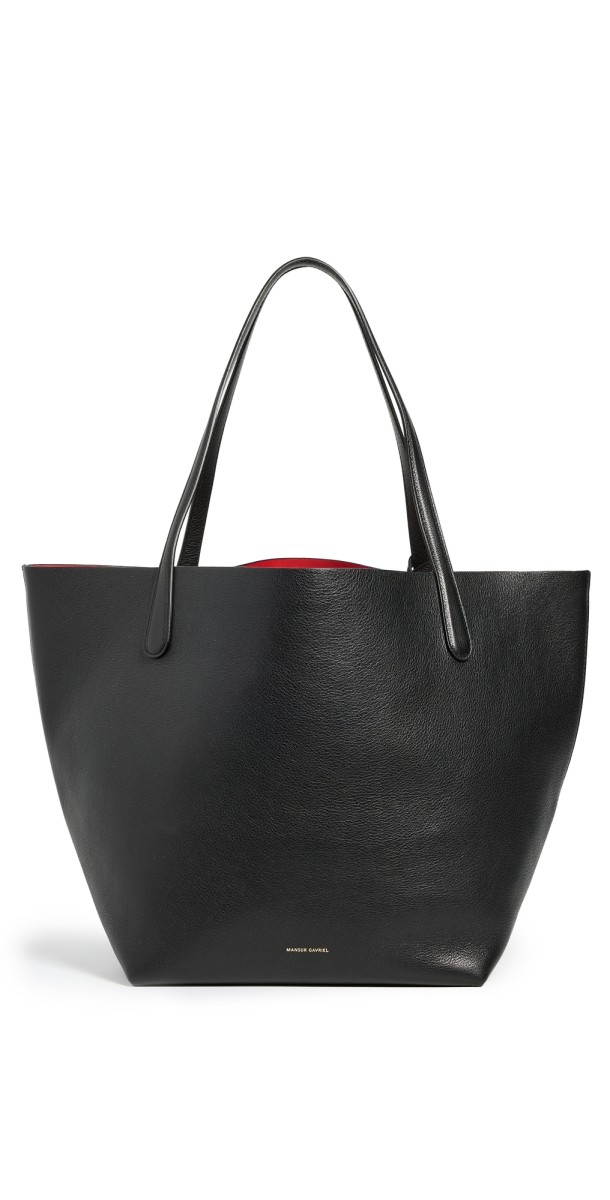 Mansur Gavriel Everyday Soft Tote Black/Flamma