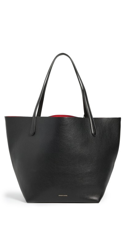 Mansur Gavriel Everyday Soft Tote Black/Flamma